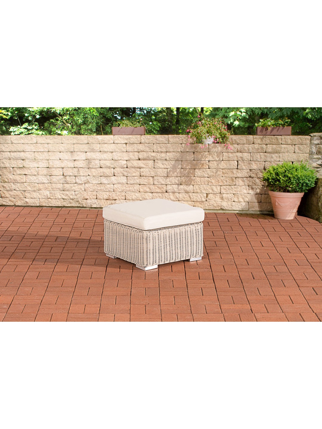 Kruk Bilbao / Madeira Crème, parelwit