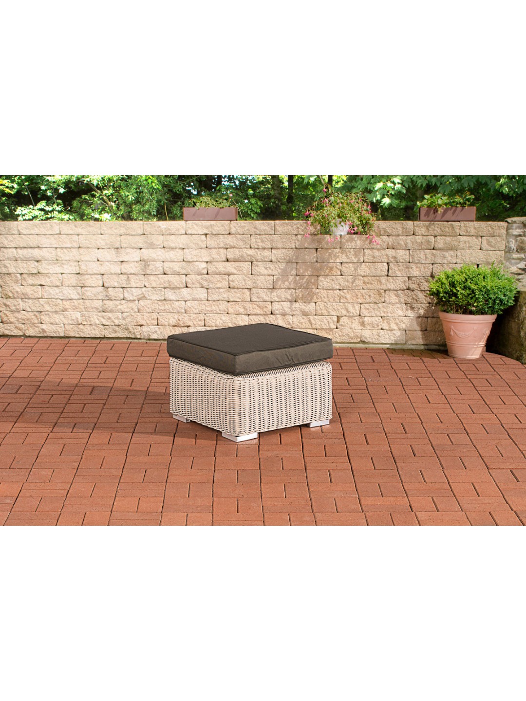 Kruk Bilbao / Madeira Antraciet, parelwit