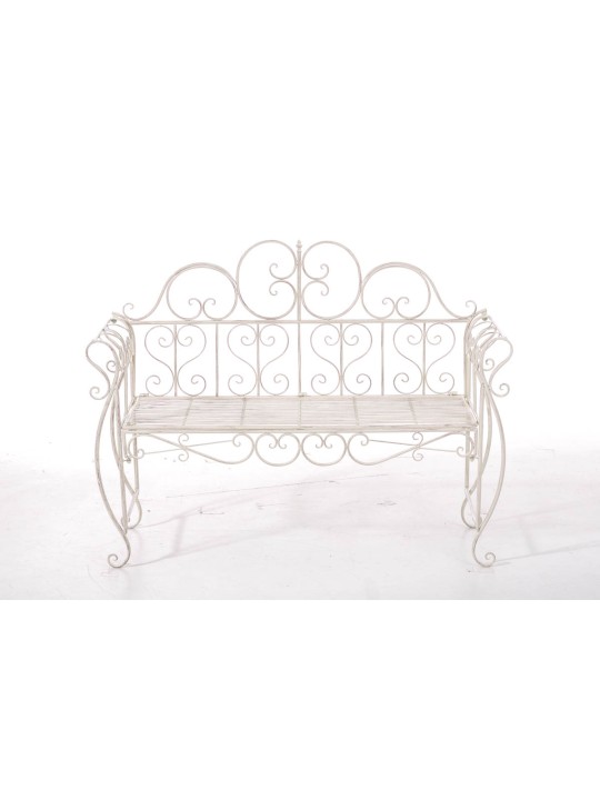 Tuinbank Minna, antiek crème