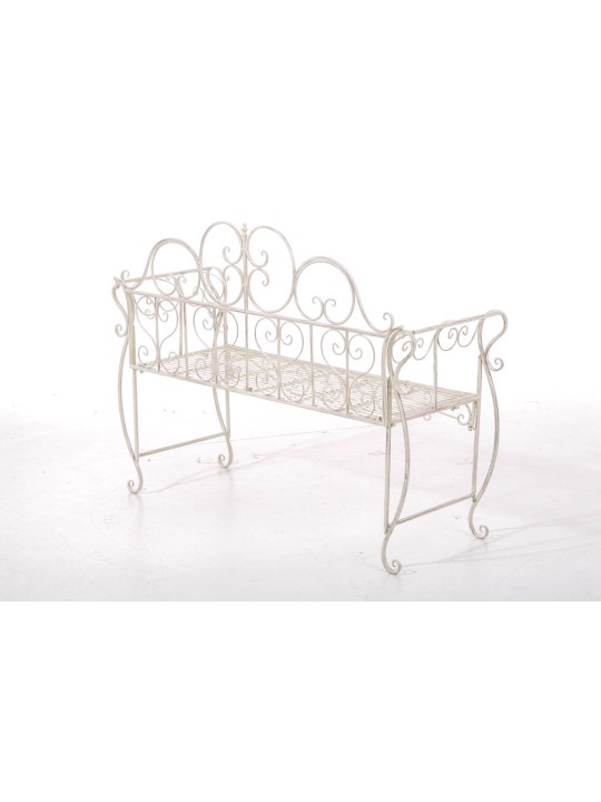 Tuinbank Minna, antiek crème