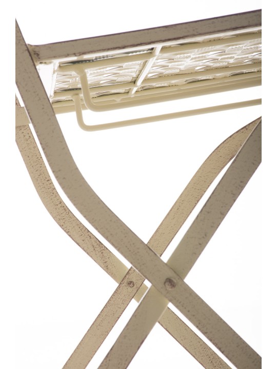 Klapstoel ASINA, antiek crème