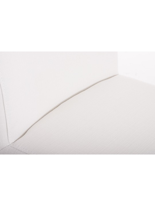 Barkruk Paros stof, wit