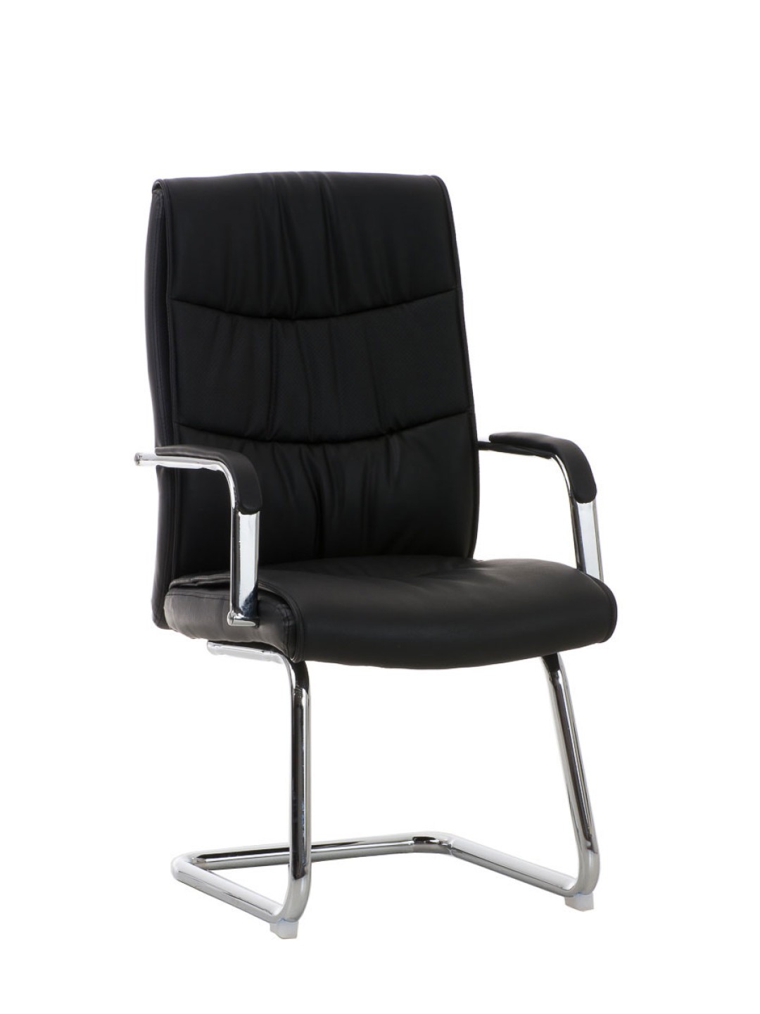 Bezoekersstoel Caro, zwart