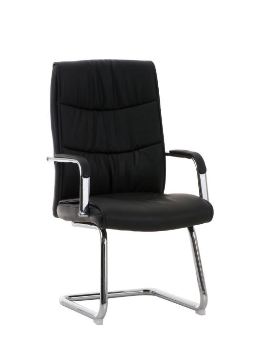 Bezoekersstoel Caro, zwart