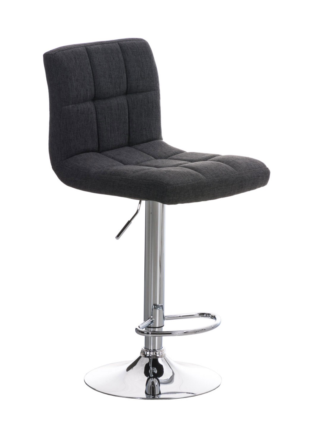 Barkruk Peru STOF C, donkergrijs