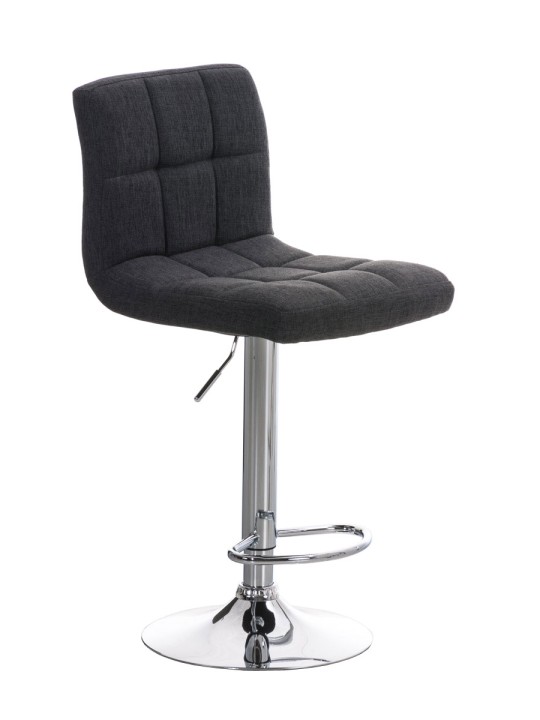 Barkruk Peru STOF C, donkergrijs