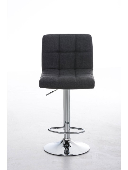 Barkruk Peru STOF C, donkergrijs