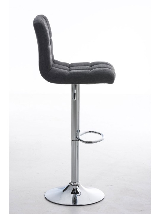 Barkruk Peru STOF C, donkergrijs