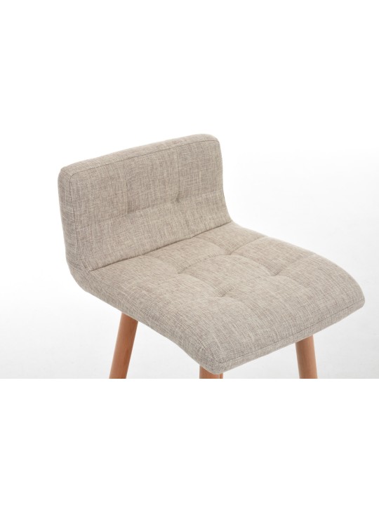 Barkruk Lincoln stof, crème