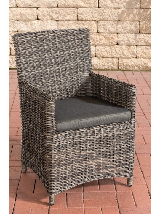 Stoel Fontana / Sankt Marlo Antraciet 5mm, grijs gemêleerd Stoel Fontana / Sankt Marlo Antraciet 5mm, grijs gemêleerd