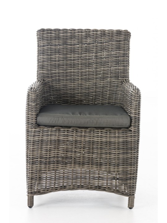 Stoel Fontana / Sankt Marlo Antraciet 5mm, grijs gemêleerd Stoel Fontana / Sankt Marlo Antraciet 5mm, grijs gemêleerd