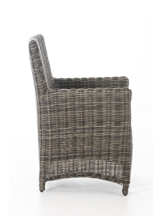 Stoel Fontana / Sankt Marlo Antraciet 5mm, grijs gemêleerd Stoel Fontana / Sankt Marlo Antraciet 5mm, grijs gemêleerd