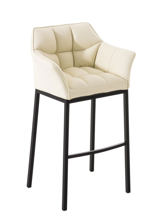 Barkruk Damaso B met 4-poots frame, crème Barkruk Damaso B met 4-poots frame, crème