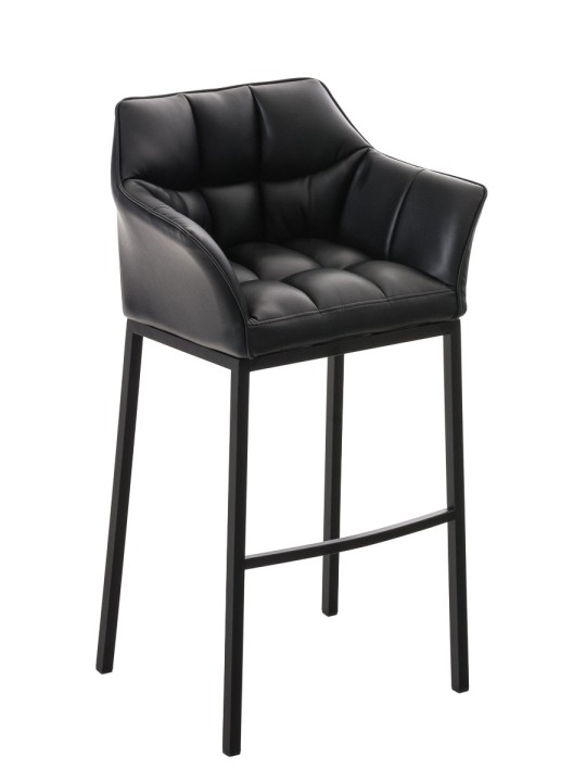 Barkruk Damaso B met 4-poots frame, zwart Barkruk Damaso B met 4-poots frame, zwart