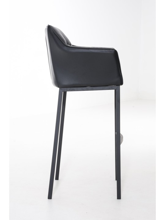 Barkruk Damaso B met 4-poots frame, zwart Barkruk Damaso B met 4-poots frame, zwart