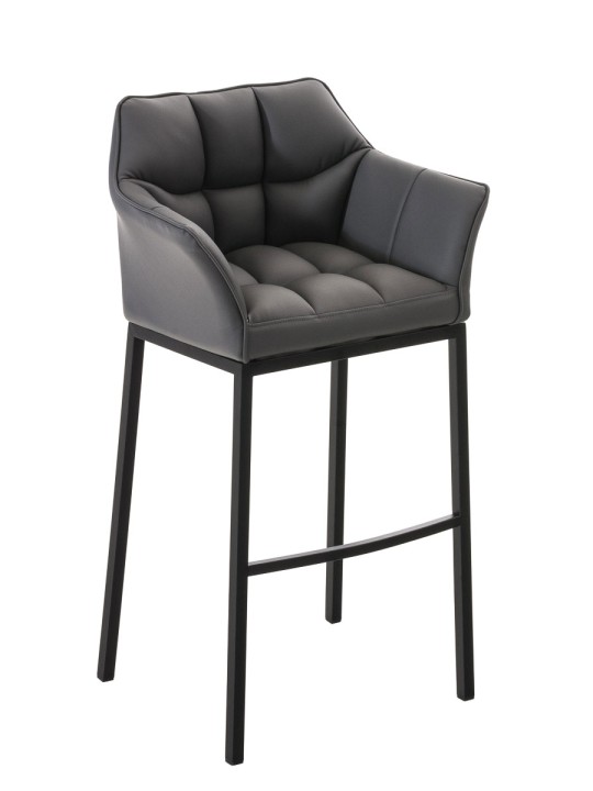 Barkruk Damaso B met 4-poots frame, grijs Barkruk Damaso B met 4-poots frame, grijs