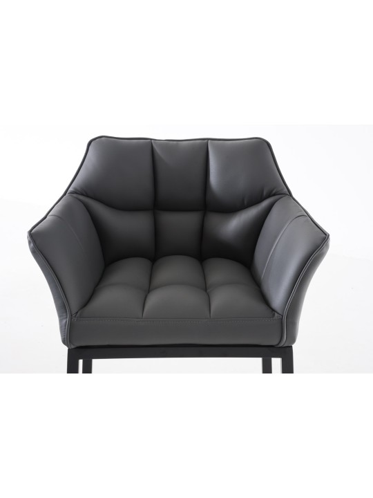 Barkruk Damaso B met 4-poots frame, grijs Barkruk Damaso B met 4-poots frame, grijs