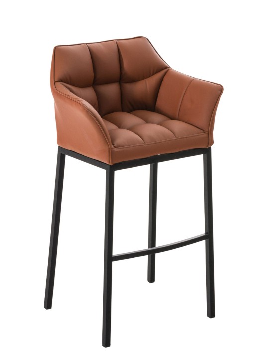 Barkruk Damaso B met 4-poots frame, lichtbruin Barkruk Damaso B met 4-poots frame, lichtbruin