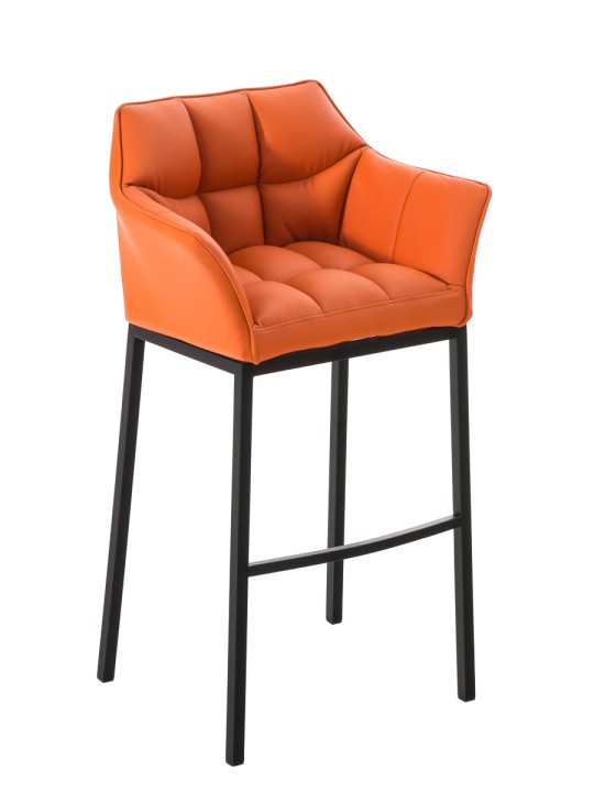 Barkruk Damaso B met 4-poots frame, oranje