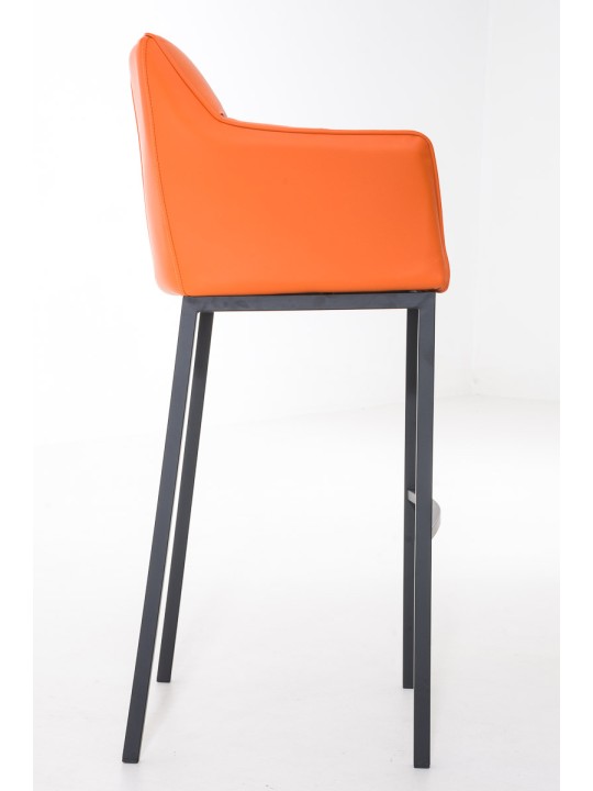 Barkruk Damaso B met 4-poots frame, oranje