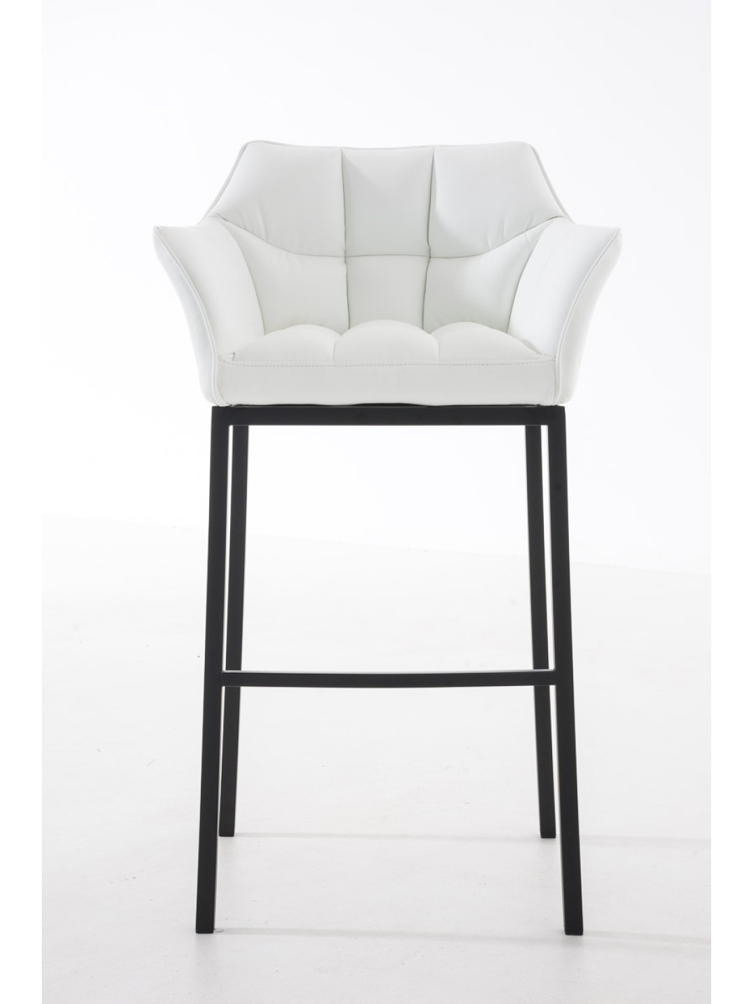 Barkruk Damaso B met 4-poots frame, wit