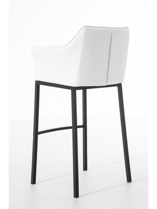 Barkruk Damaso B met 4-poots frame, wit Barkruk Damaso B met 4-poots frame, wit