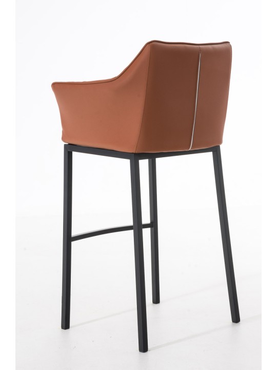 Barkruk Damaso B met 4-poots frame, lichtbruin Barkruk Damaso B met 4-poots frame, lichtbruin