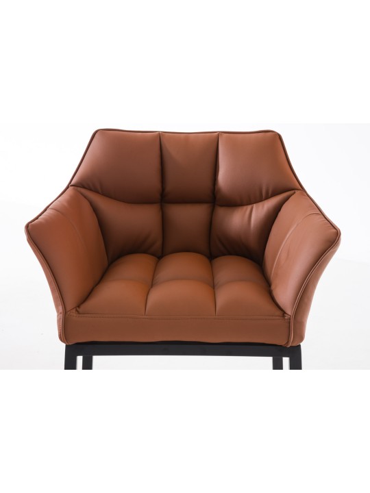 Barkruk Damaso B met 4-poots frame, lichtbruin Barkruk Damaso B met 4-poots frame, lichtbruin