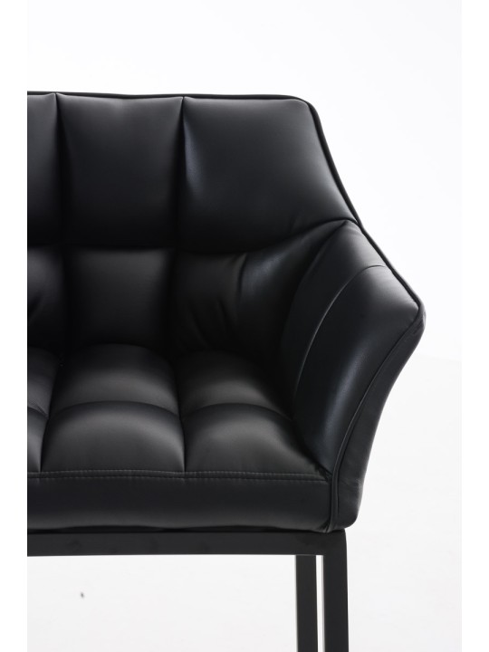 Barkruk Damaso B met 4-poots frame, zwart Barkruk Damaso B met 4-poots frame, zwart