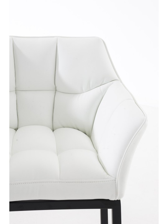 Barkruk Damaso B met 4-poots frame, wit Barkruk Damaso B met 4-poots frame, wit