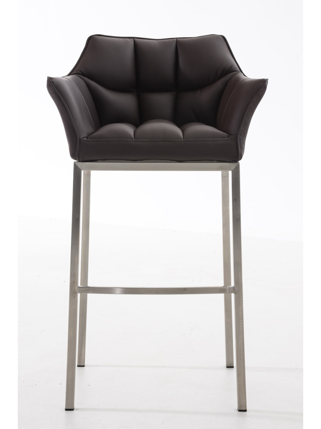 Barkruk Damaso E met 4-poots frame, bruin