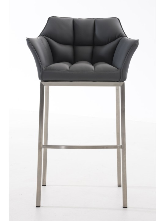 Barkruk Damaso E met 4-poots frame, grijs Barkruk Damaso E met 4-poots frame, grijs