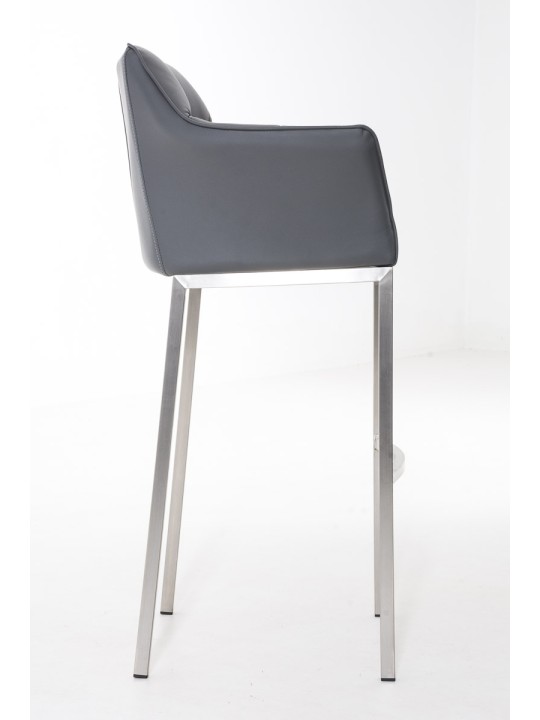 Barkruk Damaso E met 4-poots frame, grijs Barkruk Damaso E met 4-poots frame, grijs