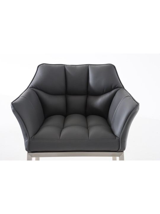 Barkruk Damaso E met 4-poots frame, grijs Barkruk Damaso E met 4-poots frame, grijs