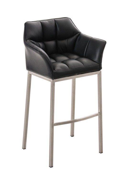 Barkruk Damaso E met 4-poots frame, zwart Barkruk Damaso E met 4-poots frame, zwart