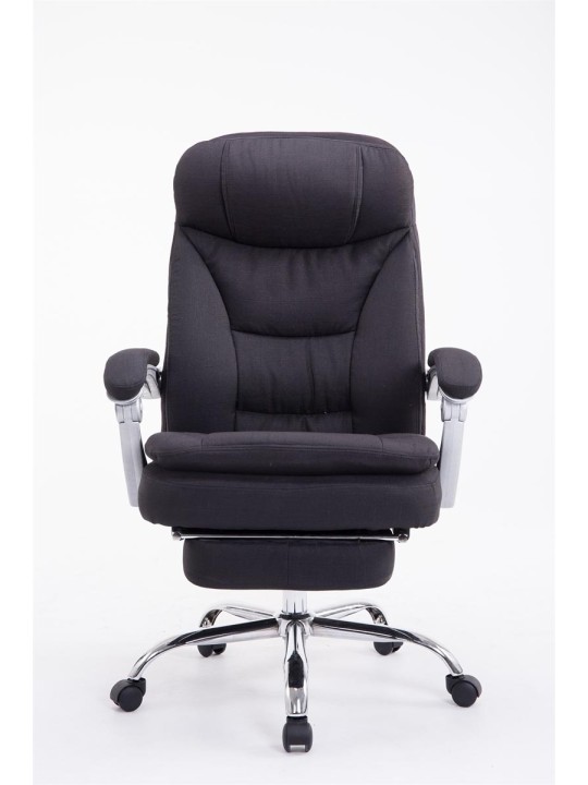 XL bureaustoel Troy stof, zwart