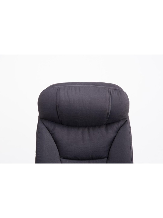 XL bureaustoel Troy stof, zwart