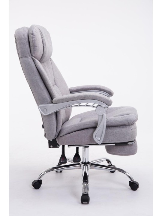 XL bureaustoel Troy stof, grijs XL bureaustoel Troy stof, grijs