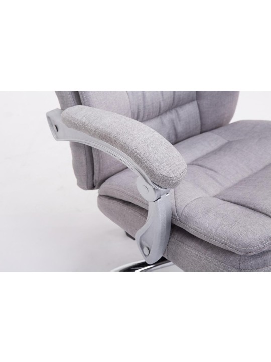 XL bureaustoel Troy stof, grijs XL bureaustoel Troy stof, grijs