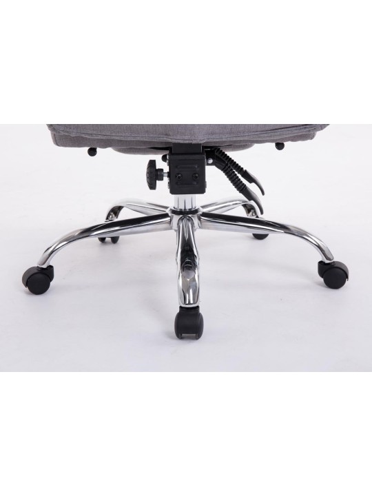 XL bureaustoel Troy stof, grijs XL bureaustoel Troy stof, grijs