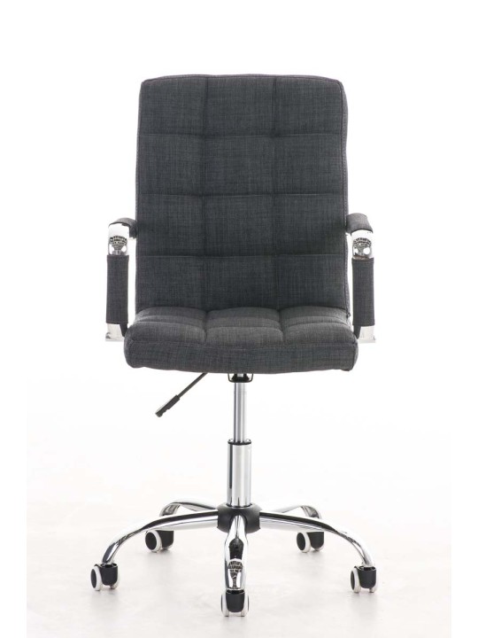 Bureaustoel Deli V2 stof, grijs