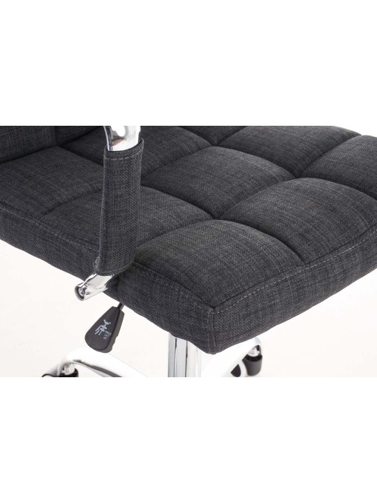 Bureaustoel Deli V2 stof, grijs