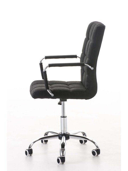 Bureaustoel Deli V2 stof, zwart