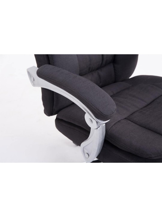 XL bureaustoel Troy stof, zwart