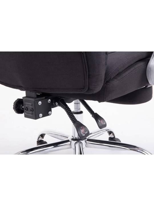 XL bureaustoel Troy stof, zwart