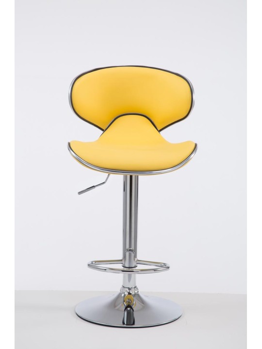 Barkruk Las Vegas V2 chroom, geel Barkruk Las Vegas V2 chroom, geel
