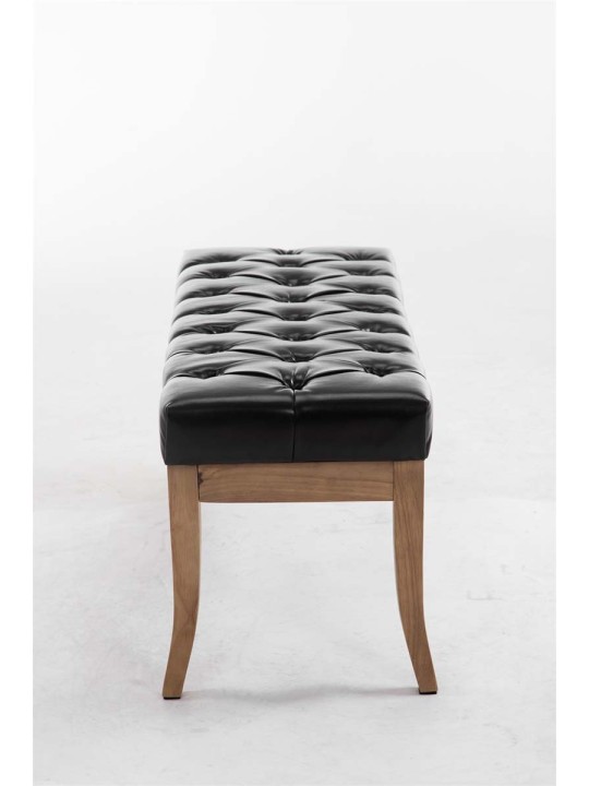 Bank Ramses kunstleer antiek-licht 100, zwart Bank Ramses kunstleer antiek-licht 100, zwart