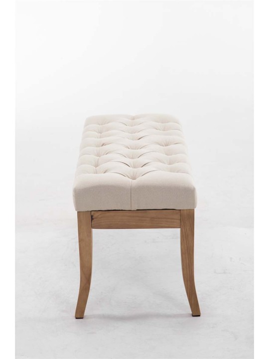 Bank Ramses stof antiek-licht 100, crème Bank Ramses stof antiek-licht 100, crème