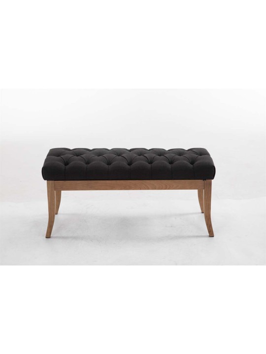 Bank Ramses stof antiek-licht 100, donkergrijs