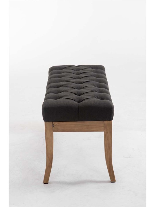 Bank Ramses stof antiek-licht 100, donkergrijs